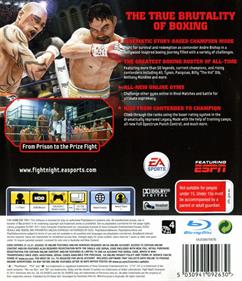 Fight Night Champion - Box - Back Image