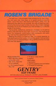 Rosen's Brigade - Box - Back Image