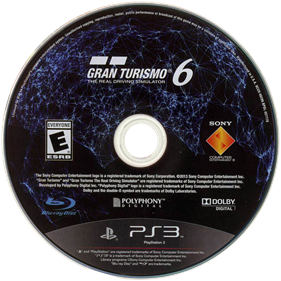 Gran Turismo 6: Anniversary Edition - Disc Image