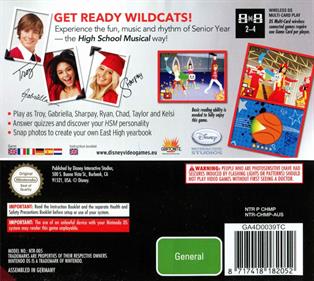 High School Musical 3: Senior Year - Box - Back Image