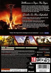 Fallout: New Vegas - Box - Back Image