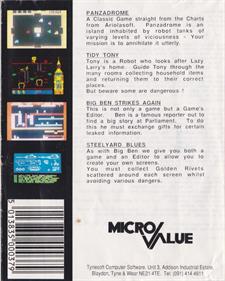 Four Great Games - Box - Back Image