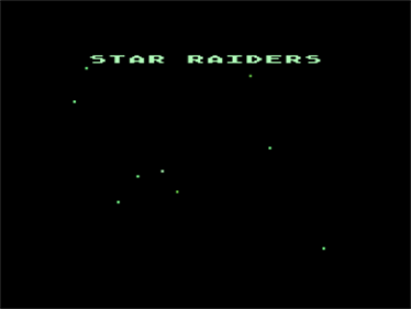 Star Raiders - Screenshot - Game Title Image