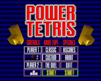 Power Tetris - Screenshot - Game Title Image