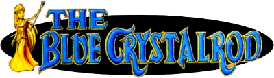 The Blue Crystal Rod - Clear Logo