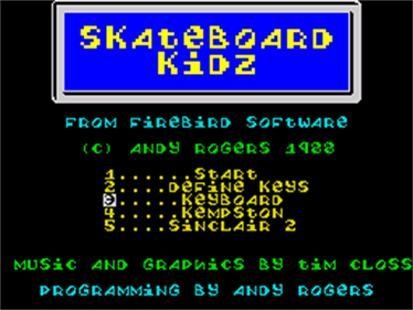 Skateboard Kidz - Screenshot - Game Title Image