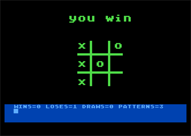 Matchbox Tic-Tac-Toe - Screenshot - Game Over Image