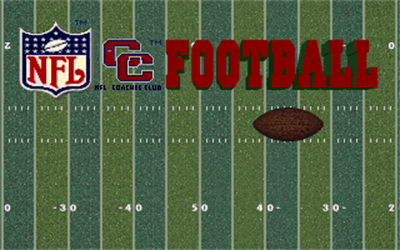 NFL Coaches Club Football - Screenshot - Game Title Image