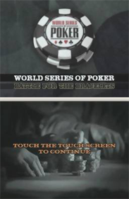World Series of Poker 2008 Battle for the Bracelets - Screenshot - Game Title Image