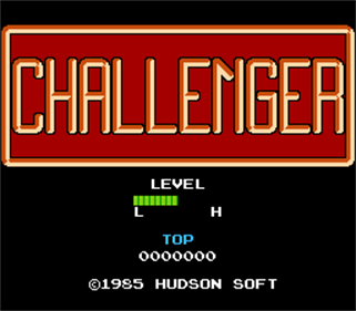 Challenger DX - Screenshot - Game Title Image