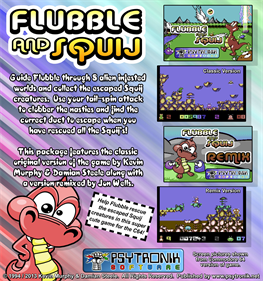 Flubble and Squij - Box - Back Image