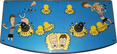 Beavis and Butthead - Arcade - Control Panel Image