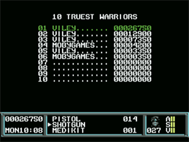Metal Warrior 3 - Screenshot - High Scores Image