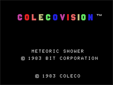 Meteoric Shower - Screenshot - Game Title Image
