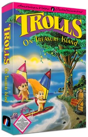 Trolls on Treasure Island - Box - 3D Image
