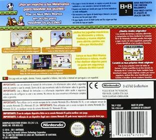 Mario vs. Donkey Kong: Mini-Land Mayhem! - Box - Back Image