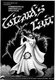 Wizard's Lair - Advertisement Flyer - Front Image
