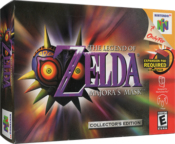 The Legend of Zelda: Majora's Mask - Box - 3D Image