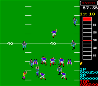 10-Yard Fight - Screenshot - Gameplay Image