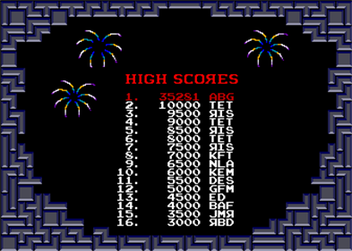 Tetris - Screenshot - High Scores Image