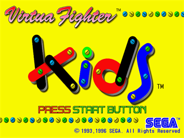 Virtua Fighter Kids - Screenshot - Game Title Image