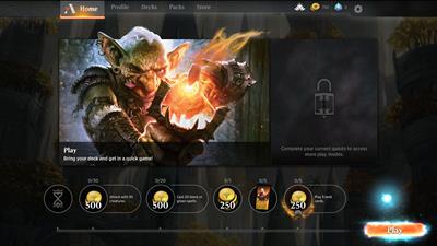 Magic The Gathering: Arena - Screenshot - Game Select
