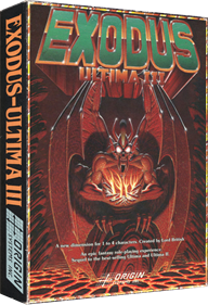 Ultima III: Exodus - Box - 3D Image