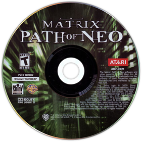 The Matrix: Path of Neo - Disc Image