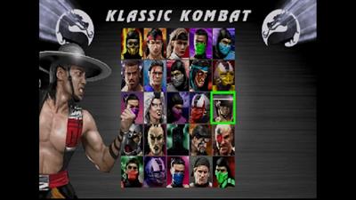 Ultimate Mortal Kombat 3 Plus - Screenshot - Game Select Image