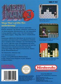 Mega Man 3 - Box - Back Image