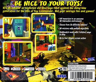 Toy Commander - Box - Back Image