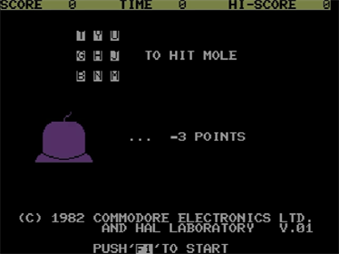 Mole Attack - Screenshot - Game Title Image