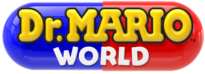 Dr. Mario World - Clear Logo Image