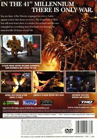 Warhammer 40,000: Fire Warrior - Box - Back Image