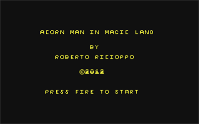 Acorn Man in Magic Land - Screenshot - Game Title Image