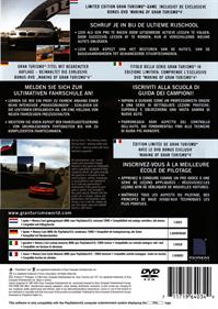 Gran Turismo 4: Prologue - Box - Back Image
