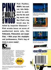 Pink Goes to Hollywood - Box - Back Image