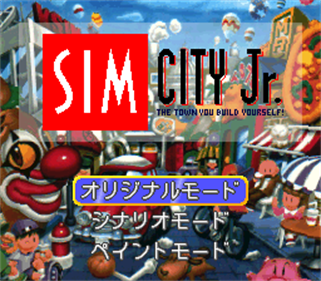 SimCity Jr: The Town You Build Yourself! - Screenshot - Game Title Image