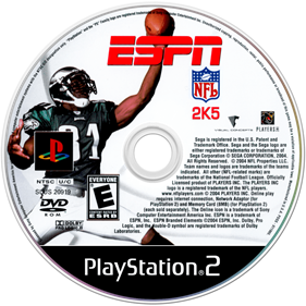 ESPN NFL 2K5 - Disc Image