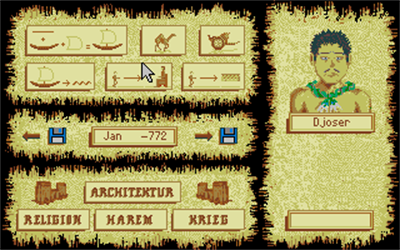 Day of the Pharaoh - Screenshot - Game Select Image
