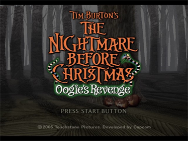Tim Burton's The Nightmare Before Christmas: Oogie's Revenge - Screenshot - Game Title Image