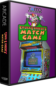 Chuck E. Cheese's Match Game - Box - 3D Image