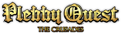 Plebby Quest: The Crusades - Clear Logo Image