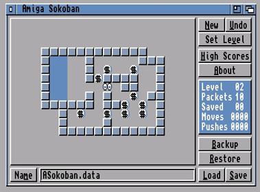 Amiga Sokoban - Screenshot - Gameplay Image