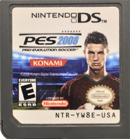 PES 2008: Pro Evolution Soccer - Cart - Front Image