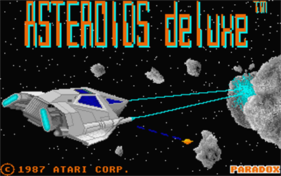 Asteroids Deluxe - Screenshot - Game Title Image