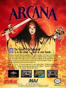 Arcana - Advertisement Flyer - Front Image