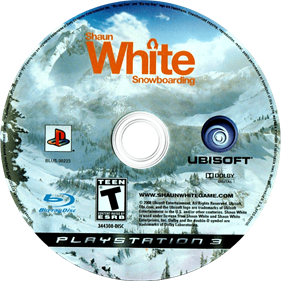 Shaun White Snowboarding - Disc Image