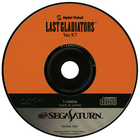 Last Gladiators: Digital Pinball - Disc Image