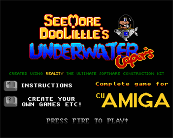 Seemore Doolittle's Underwater Caper's - Screenshot - Game Title Image